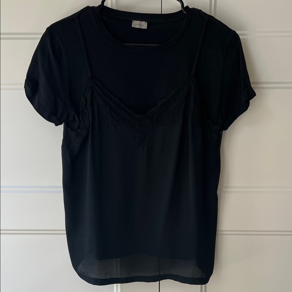 MARELLA Black Camisole with Lace Detail - Picture 4 of 7